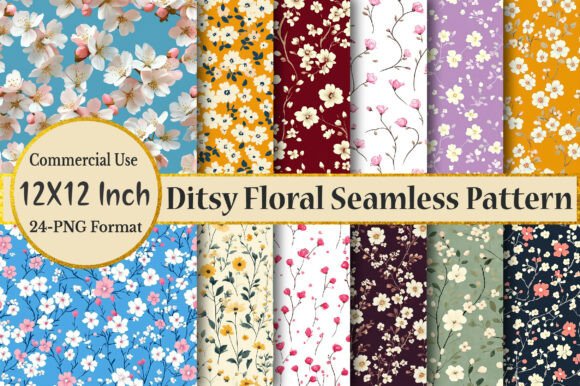 Download Ditsy Floral Seamless Pattern - Floral Collection