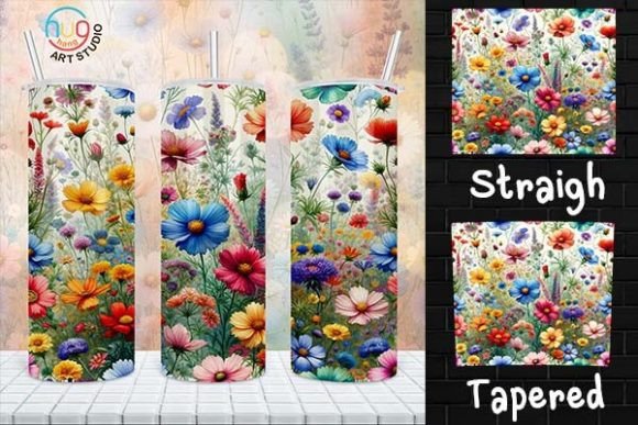 Download Wildflower Skinny Tumbler, Spring Flower - Premium Resources