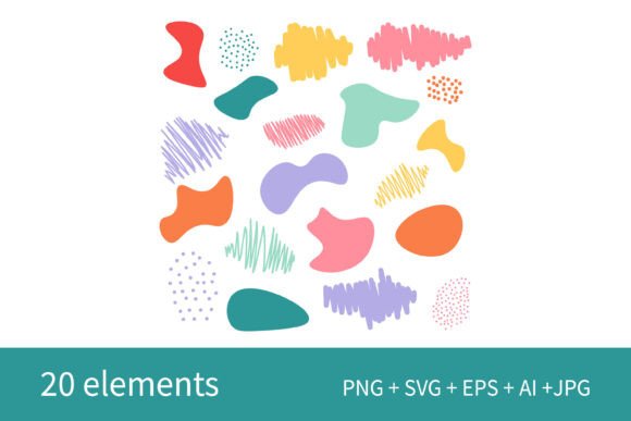 Download Abstract Shapes Clip Art Set - Shape Collection