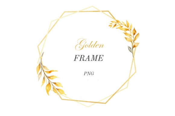 Download Golden Frame. Geometric Shapes - Shape Collection