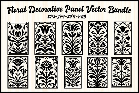 Download Vintage Floral Wall Art Templates - Floral Collection