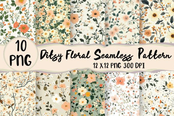 Download Ditsy Floral Seamless Pattern - Floral Collection