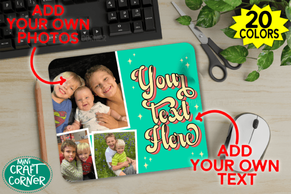 Download Sublimation Photo Mousepad with 3 Spots - Premium Resources