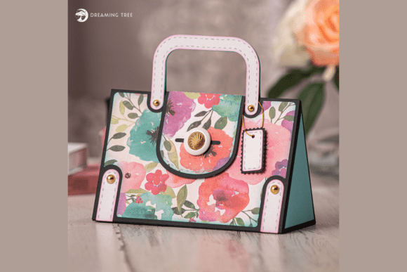 Download Fancy Floral Handbag SVG - Floral Collection