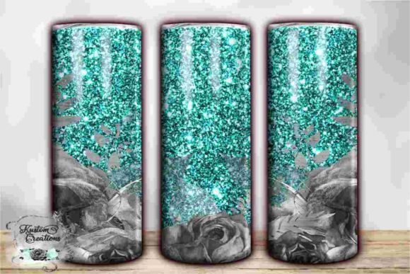 Download Elegant Floral Border Tumbler Templates - Floral Collection