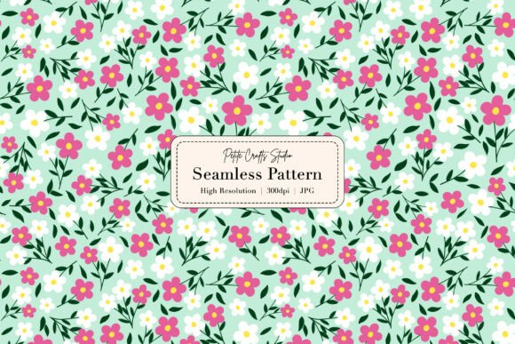 Download Hawaiian Ditsy Floral Seamless Pattern - Floral Collection