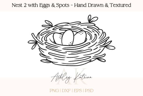 Download Nest 2 with Eggs &amp; Spots - Textured - Spots Collection
