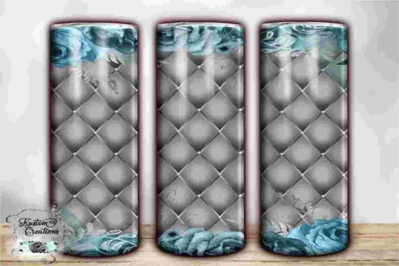 Download Elegant Floral Border Tumbler Templates - Floral Collection