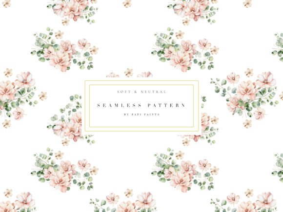 Download Watercolor Floral Digital Paper - Floral Collection