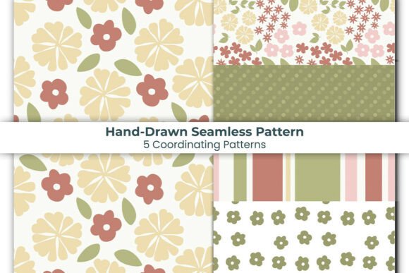 Download Whimsical Floral Seamless Papers - Floral Collection