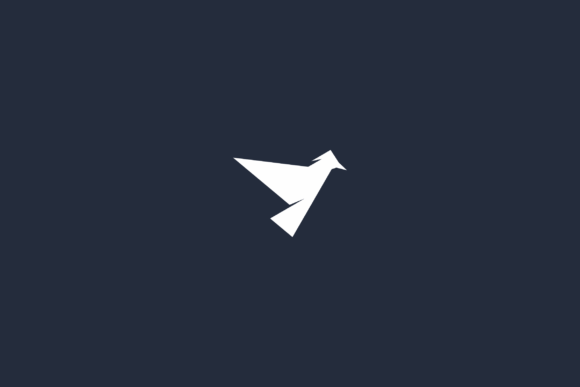 Download Bird Logo Design with Geometric Shape - Shape Collection